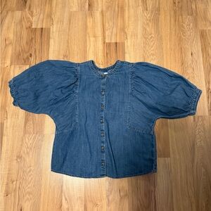 Old Navy Classic Blue Denim Shirt